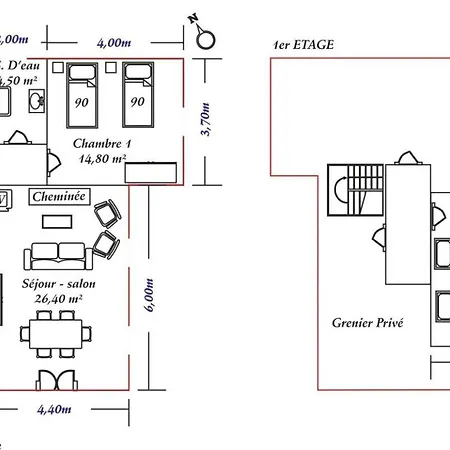 Gite Gites De France - Le Reve Ferienhaus *
